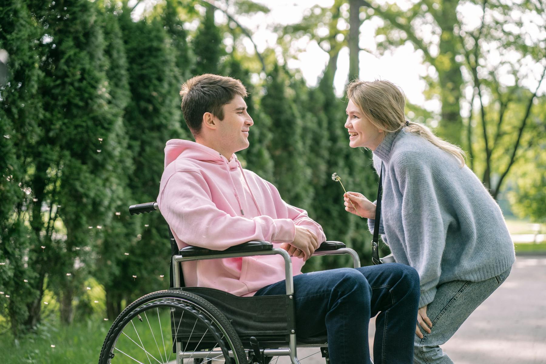 An Adelaide support worker and the person they support